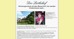 Desktop Screenshot of liethshof.allgaeuserver.de