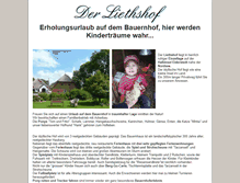 Tablet Screenshot of liethshof.allgaeuserver.de